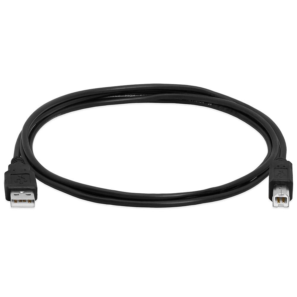 Cmple   Usb Printer Cable 6Ft Male To Male Usb 2.0 A To B Cable Usb Type B Printer Scanner Cable Compatible With Inkjet Printer,