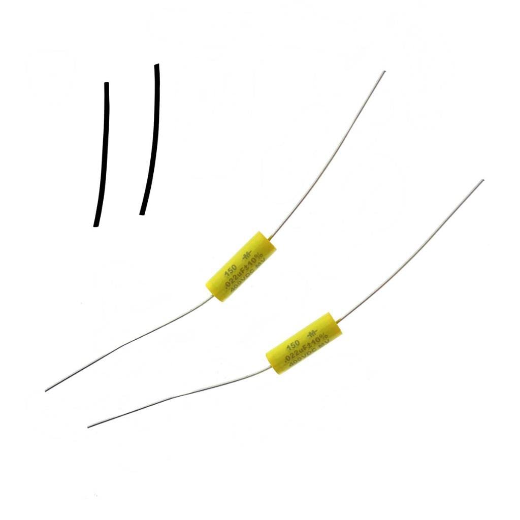 2 Pack Electric Guitar Bass Caps Mallory .022Uf Caps Electric Guitar Bass Tone Cap Capacitors