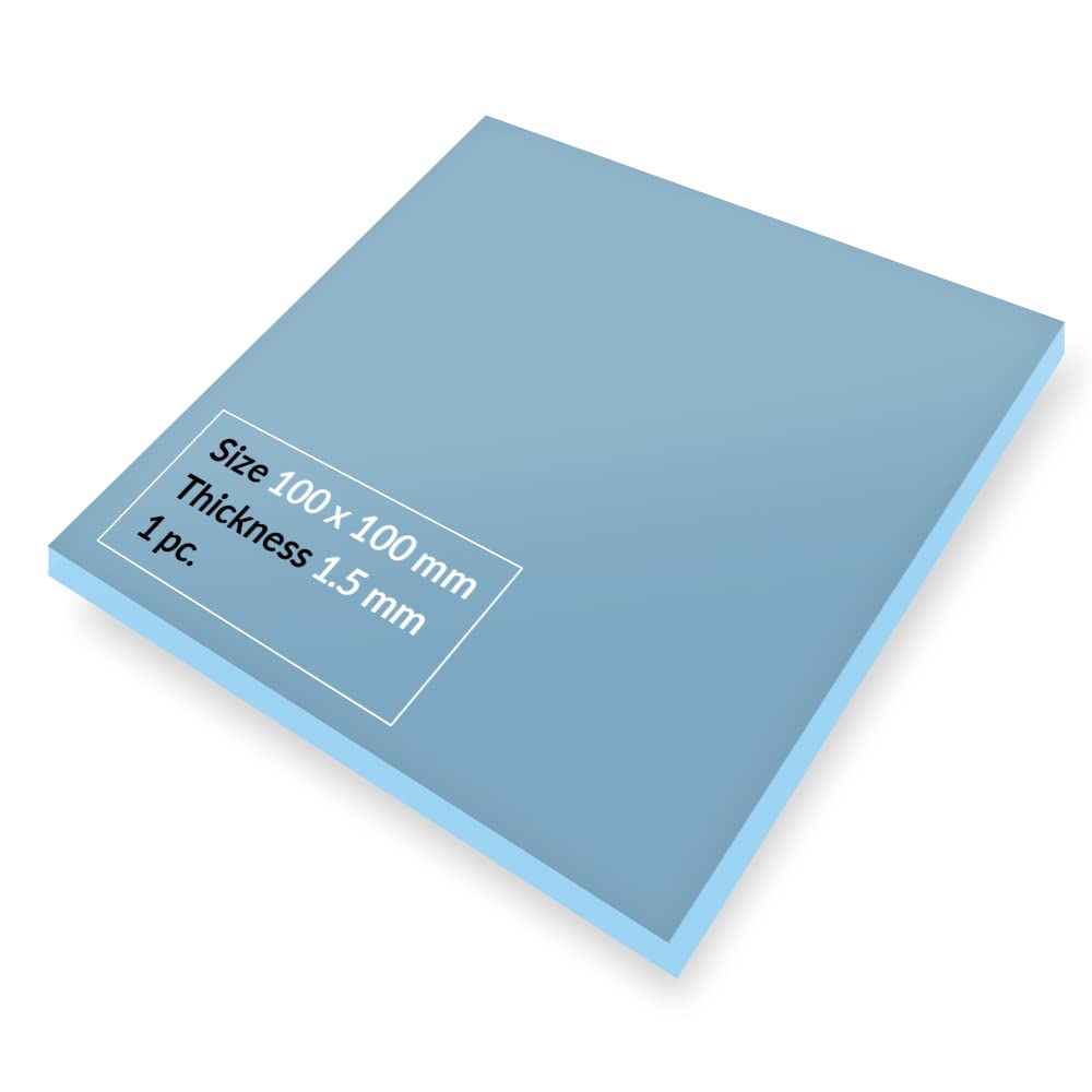 ARCTIC TP 3: Premium Performance Thermal Pad, 100 x 100 x 1.5 mm (Stackable to 2.0 mm Without Performance Loss), 1 Piece   High Performance, Particularly Soft, Ideal Gap Filler, Bridging Gaps