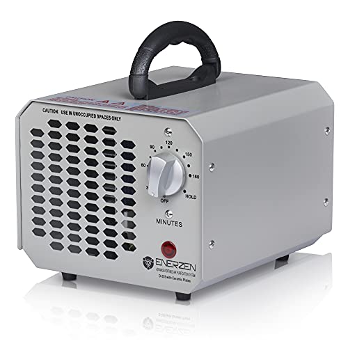 Enerzen O 555 11,000Mg Industrial Ozone Generator O3 Air Purifier Deodorizer, Silver