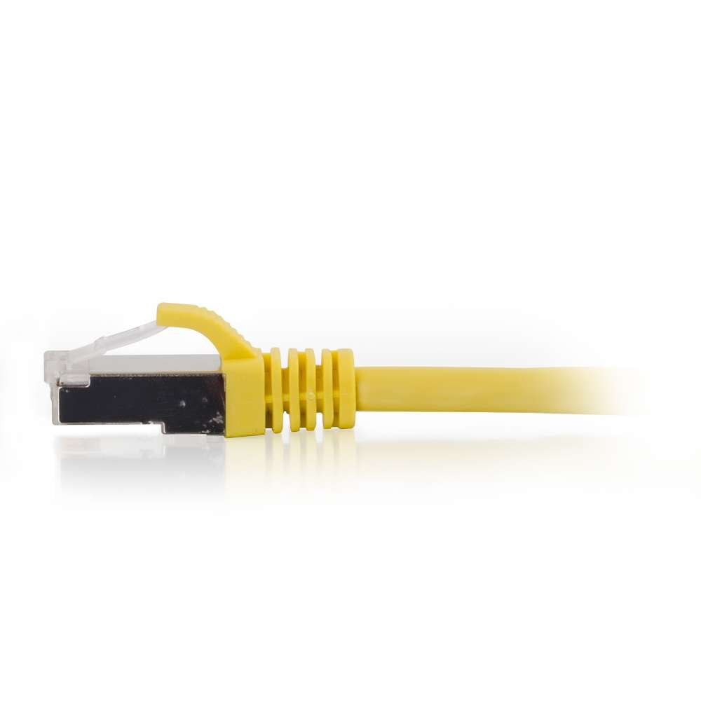 C2G Legrand Cat6 Ethernet Cable, Snagless Unshielded Cat6 Patch Cable, Yellow Network Patch Cable, 6 Foot Snagless Stp Ethernet