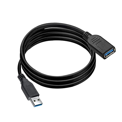 Storite Usb 3.0 Male A To Female A Extension Cable Superspeed 5Gbps For Laptop/Pc/Mac/Printers (150Cm  4.5 Foot  1.5M), Black