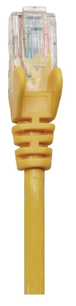 Intellinet   Patch Cable   Rj 45 (M)   Rj 45 (M)   100 Ft   Utp   ( Cat 5E )   Molded, Snagless, Booted   Yellow