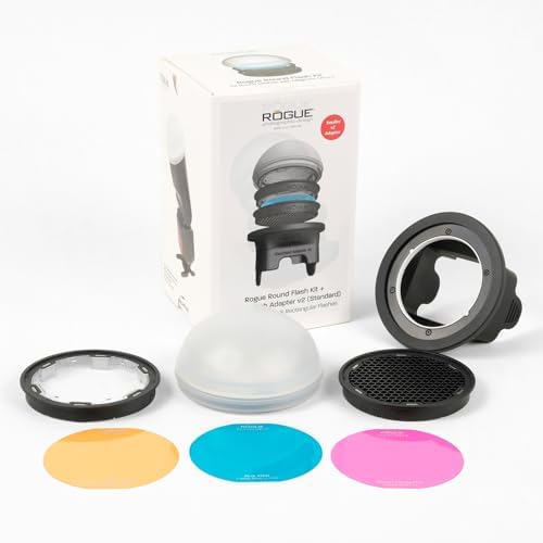 Rogue Round Flash Kit + Rogue Flash Adapter V2 (Standard)