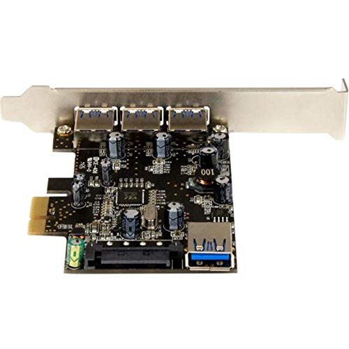 Startech.Com 4 Port Pci Express Usb 3.0 Card   3 External And 1 Internal   Native Os Support In Windows 8 And 7   Standard And L