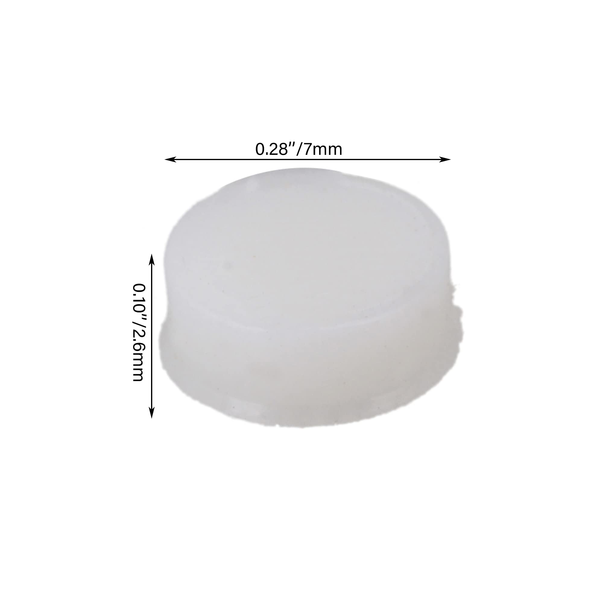 Rdexp Soft Silicone Flutes Flute Open Hole Plugs 7.5X2.6Mm Plugs Pack Of 10