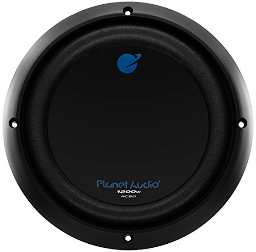 Planet Audio Ac8D 8 Inch Car Subwoofer   1200 Watts Maximum Power, Dual 4 Ohm Voice Coil, Sold Individually
