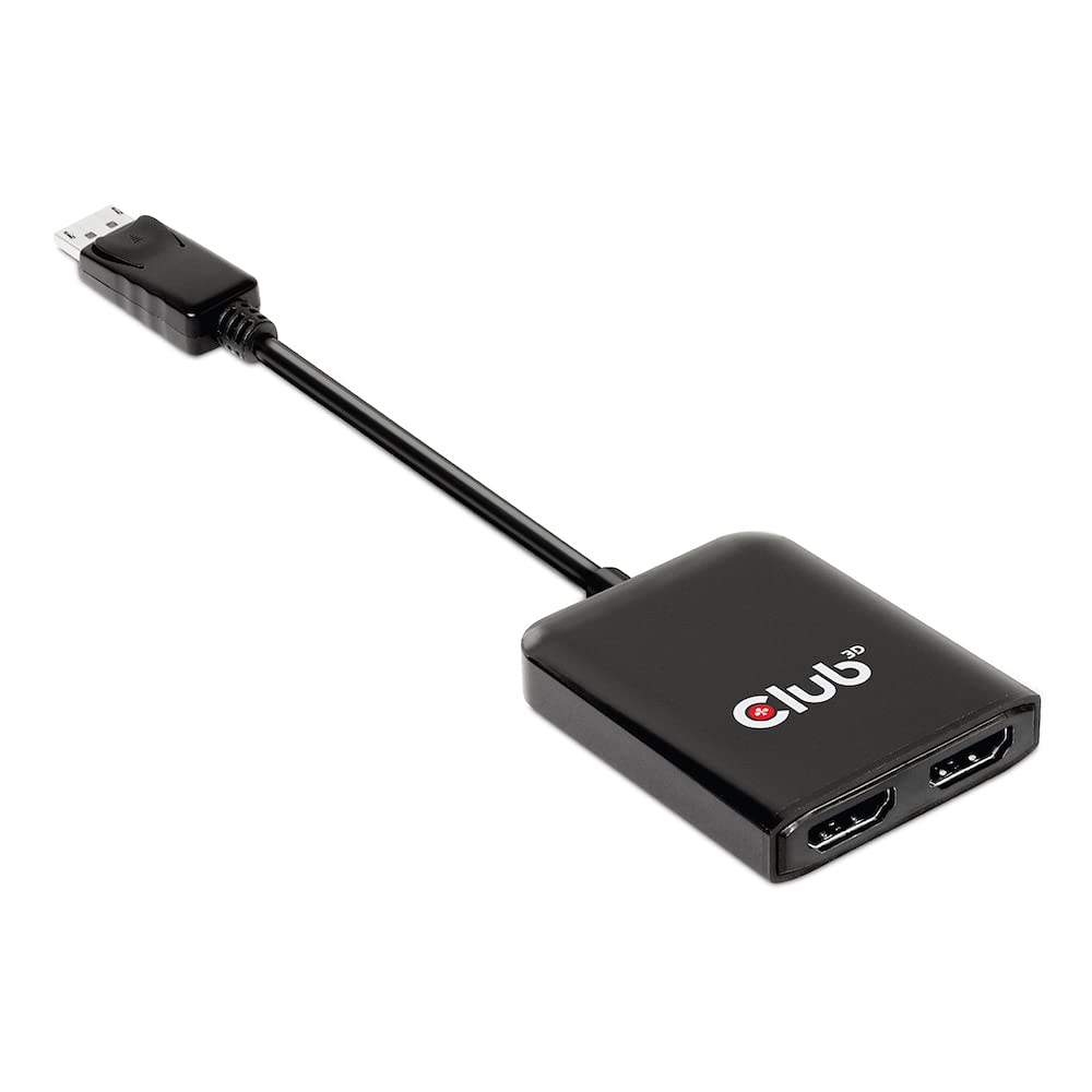 Club 3D Csv 7200H Displayport 1.4 To Hdmi Dual Monitor 4K 60Hz M/F Mst Hub