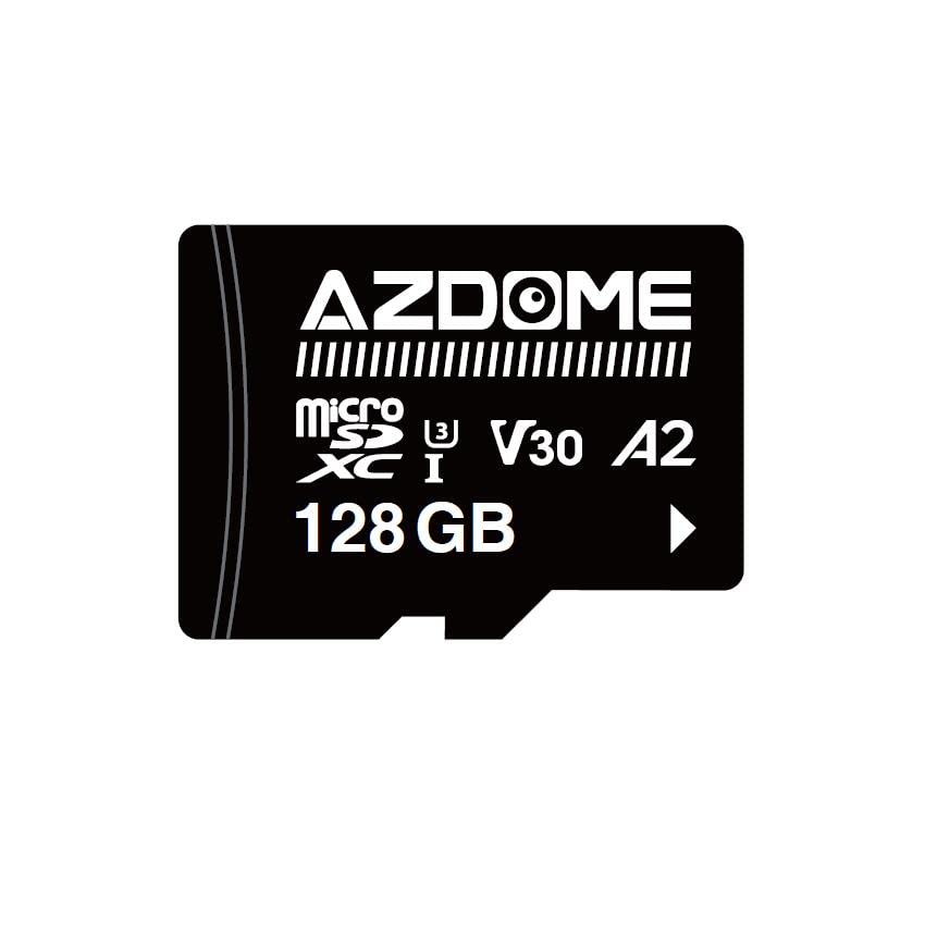 Azdome 128Gb Micro Sd Card Microsdxc Memory Card For Azdome M550 Gs63H Pro M63 M300 M300S M27 M17 M01 Pro Pg19X Dash Cam Full Hd