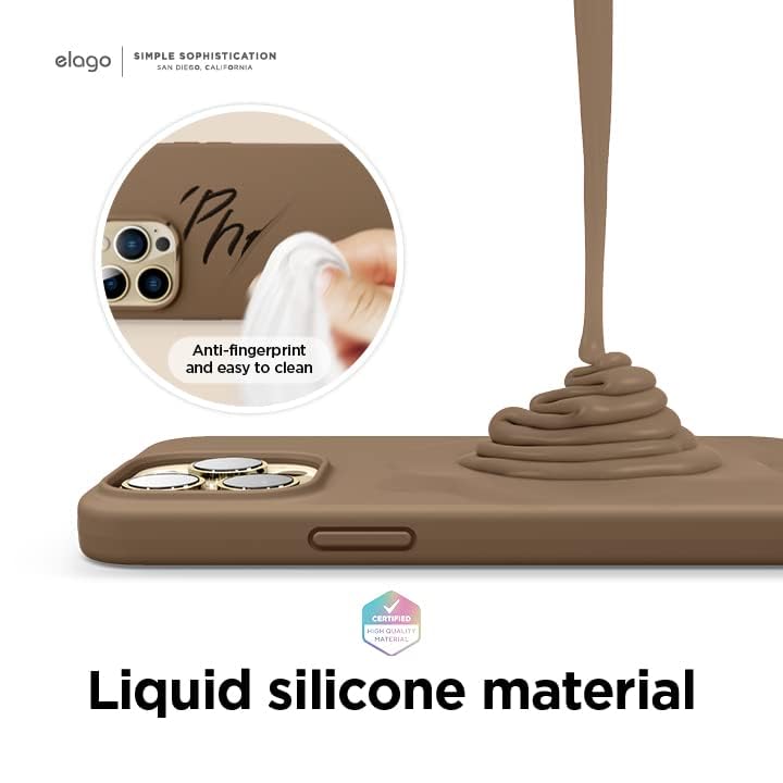 Elago Liquid Silicone Case Compatible With Iphone 13 Pro Max (6.7 Inches), Premium Silicone Case, Full Protection Case   Shockpr
