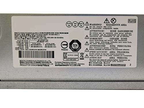 220W Power Supply Unit For Hp Pavilion Slimline S5 S5 1Xxx Touchsmart 310 1205La Desktop Pc, 633195 001 633193 001 633196 001,Pca222 Pca322 Fh Zd221Mgr
