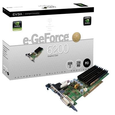 Evga 256 P1 N399 Lx E Geforce 6200 256Mb Ddr2 Pci Graphics Card