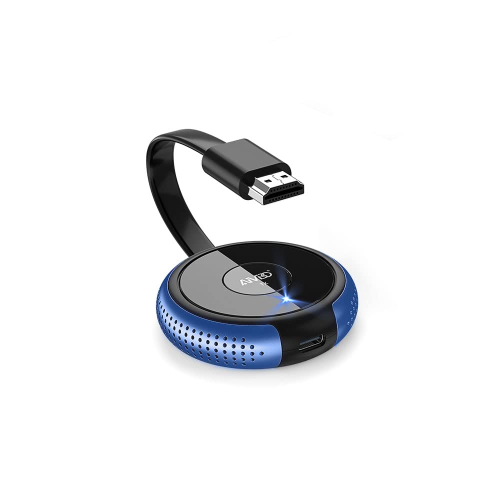 Timbootech Hdmi Wireless Transmitter 165Ft Blue - 1 Receiver Can Be Paired With 8 Transmitters - Switch By One Click - Also Comp