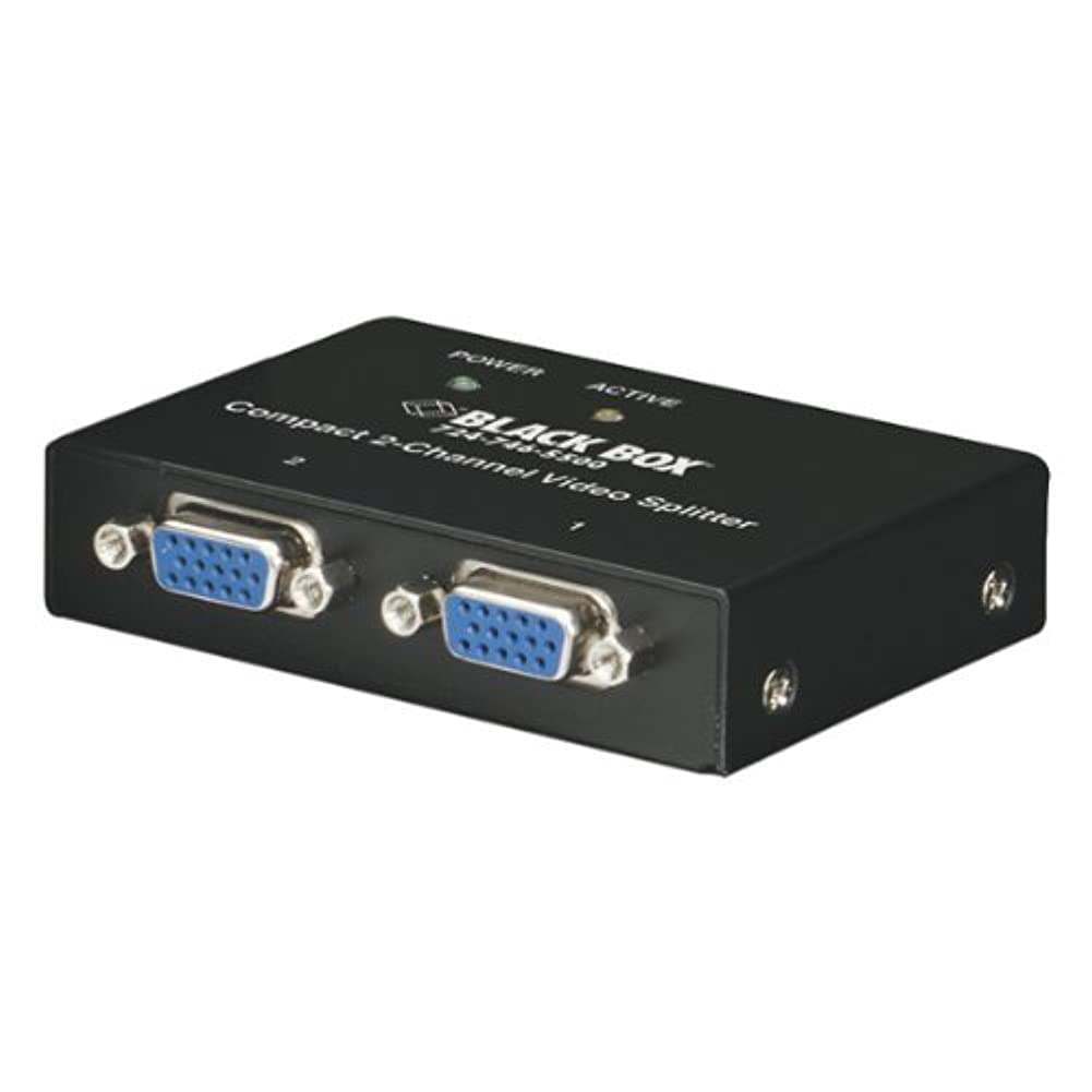 Black Box Ac1056A 2 Video Splitter   1 X 2 1920 X 1440