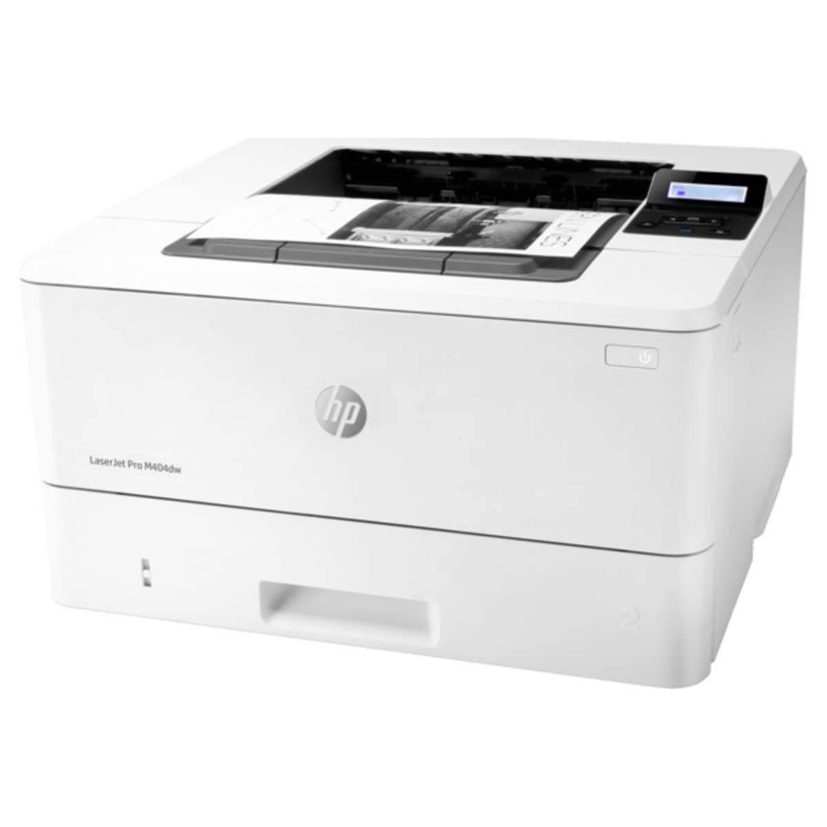 Hp Laserjet Pro M404Dw Wireless Monochrome Printer With Built In Ethernet & 2 Sided Printing (W1A56A)