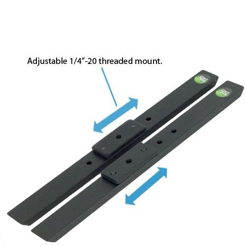 Cam Caddie Scorpion / Ex Accessory Wing (10� Inch � 25 Cm) Multiple Accessory Mounting Bracket For Flash Shoe Accessories Led Light Microphone And Field Monitor Hot And Cold Compatible With Adjustable 1/4'�20 Mount