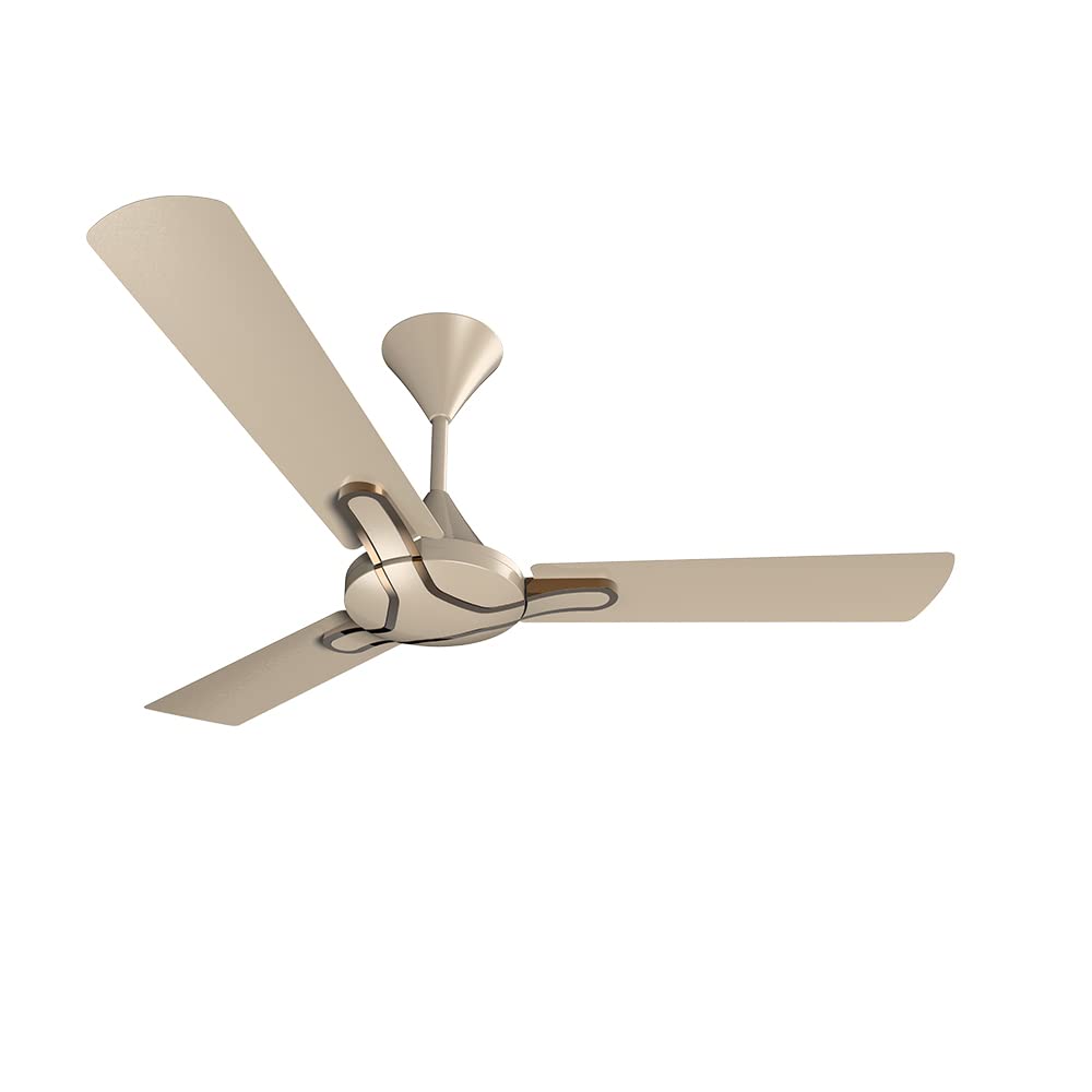 Crompton Highspeed Gianna 1200 Mm (48 Inch) Ceiling Fan (Tapioca) Star Rated Energy Efficient Fans, Beige