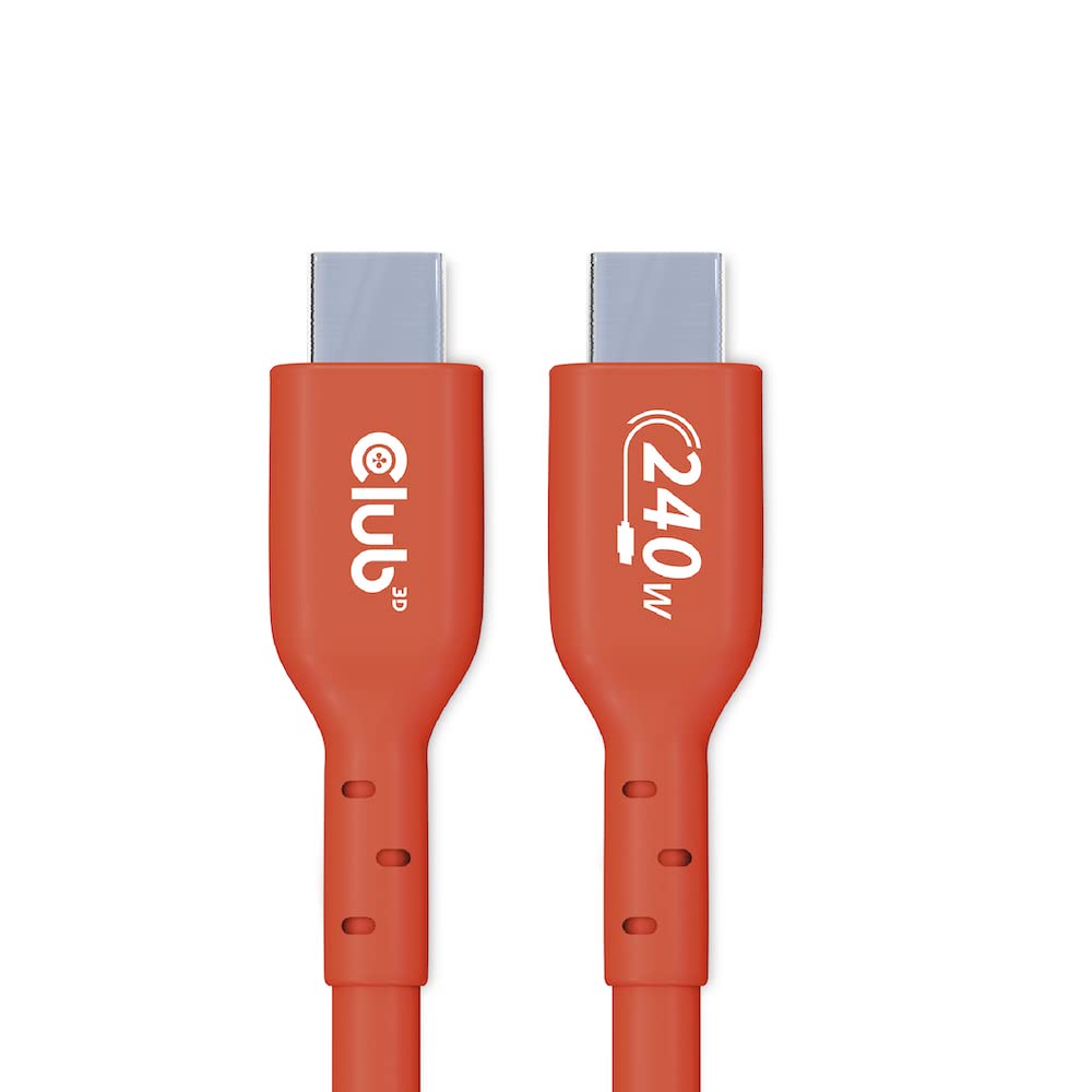 Club 3D Cac-1515 Usb2 Type C To Type C Certified Bi-Directional Cable With 240W Charging, 480Mb Data Transmission Epr 4M -13.13F