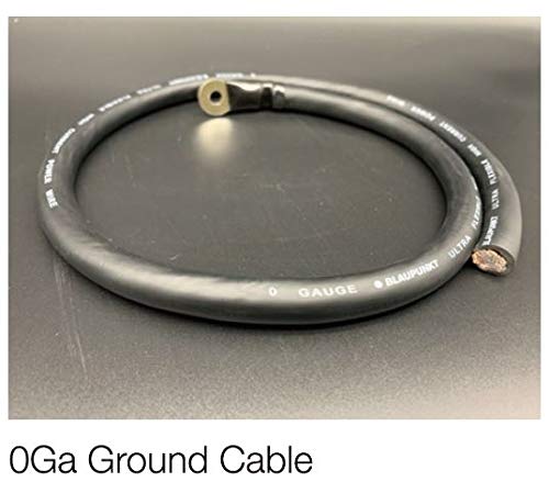 Blaupunkt Amk00 Car Audio Amplifier 0 Gauge Wiring Kit Blue