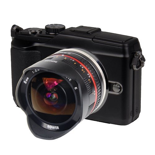 Bower Sly288Seb Ultra Wide 8Mm F/2.8 Fisheye Lens For Sony E (Nex) Digital