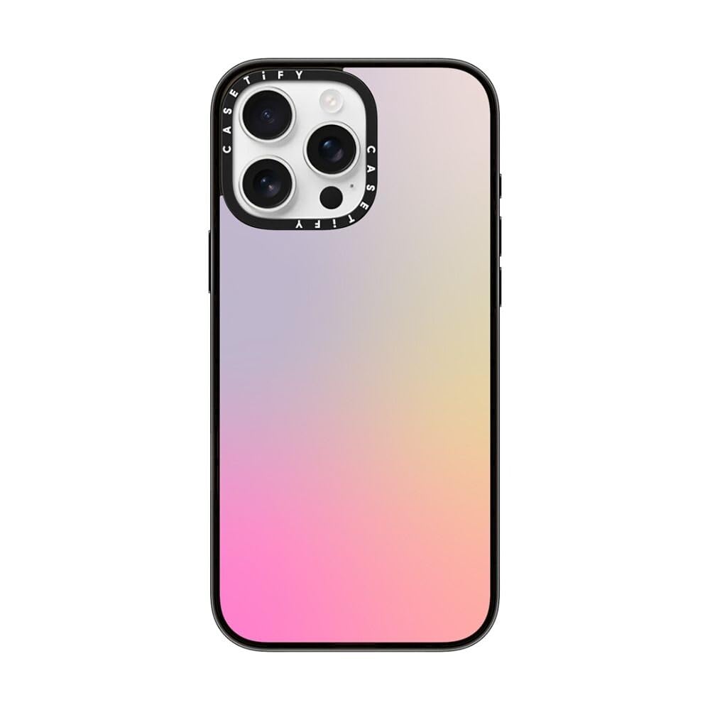 Casetify Compact Case For Iphone 16 Pro Max [Lightweight / 4 Ft. 2X Military Grade Drop Protection/Slim]   Pastel Gradient   Cle