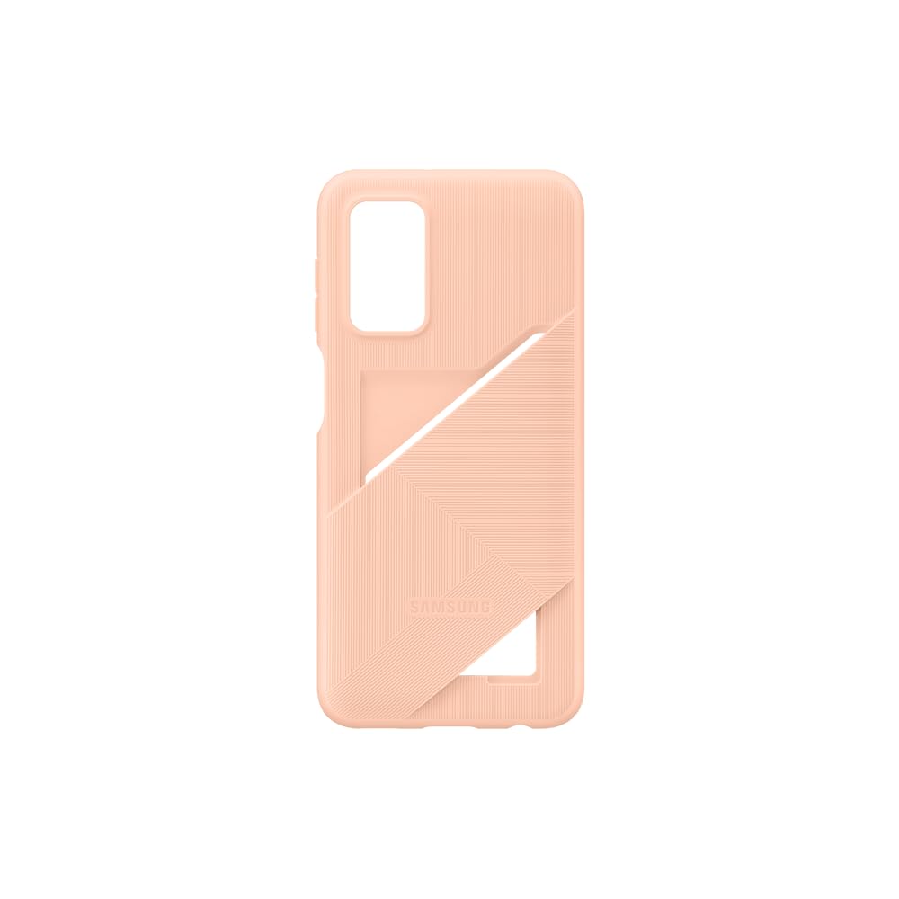 Samsung Card Slot Cover Case With Card Pocket For Galaxy A23 5G, Peach