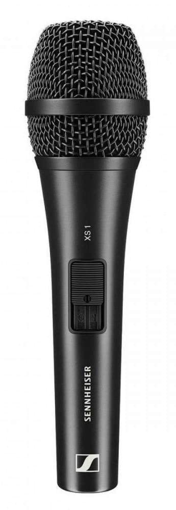 Sennheiser XS-1 Dynamic Cardioid XLR Unidirectional Microphone for Solo Vocals & Karaoke Singing, Speech and Choir Making - Blac