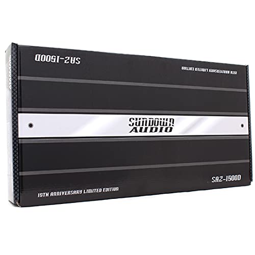 Sundown Audio SAZ-1500D Limited Edition 1500W RMS Monoblock Amplifier - Plastic/Metal Construction
