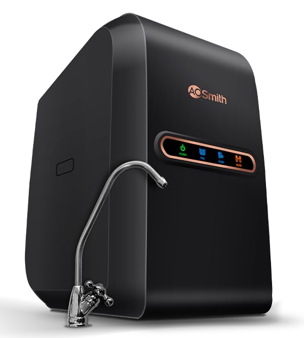 Ao Smith Z2+ Luxe (Midnight Black) Ro Under Sink Water Purifier | Utc | 7Stage Purification | 2X Water Savings | Goodness Of Co