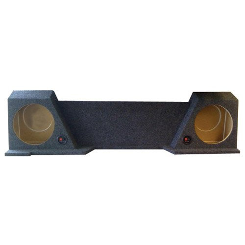 Q Power Dual 10'' Sub Box For 2007 2013 Chevy Silverado Or Gmc Sierra Full Size Extended Cab High Transmission Trucks