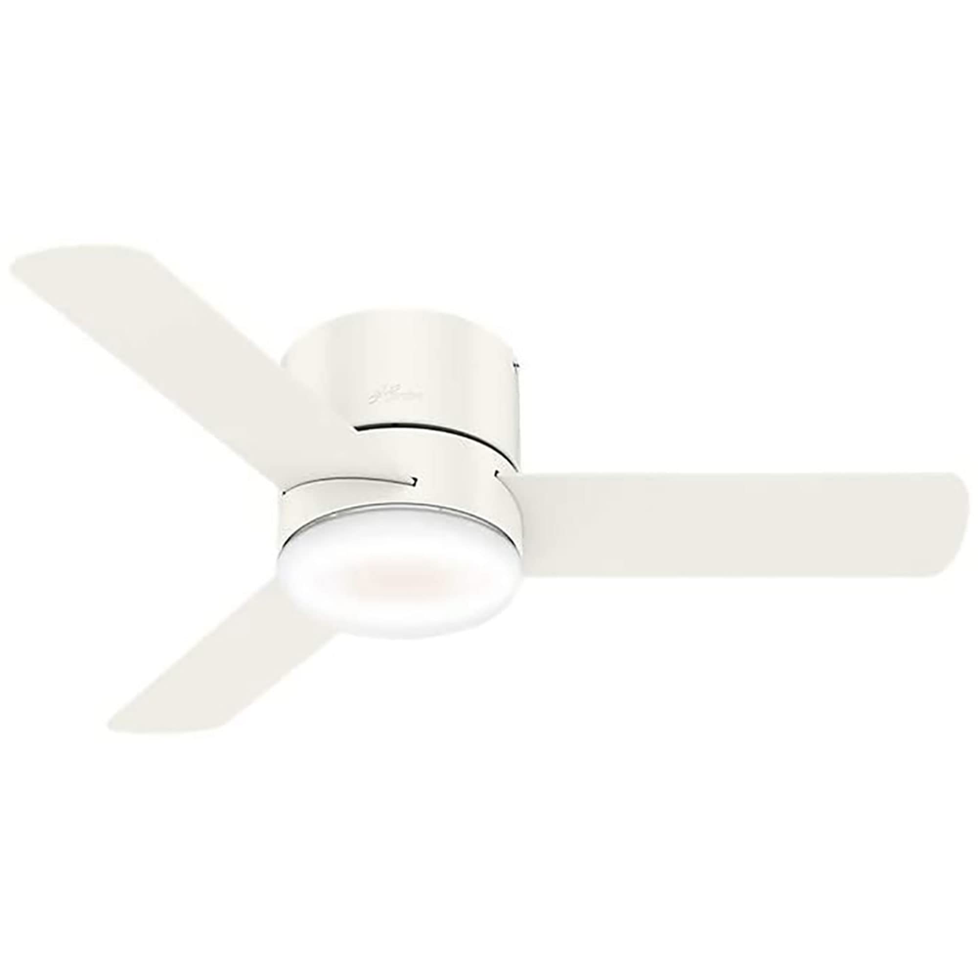 Hunter Fan Company 44 LED Kit 59452 Low Profile 44 Inch Ultra Quiet Minimus Ceiling Fan and Energy Efficient Light with Remote C