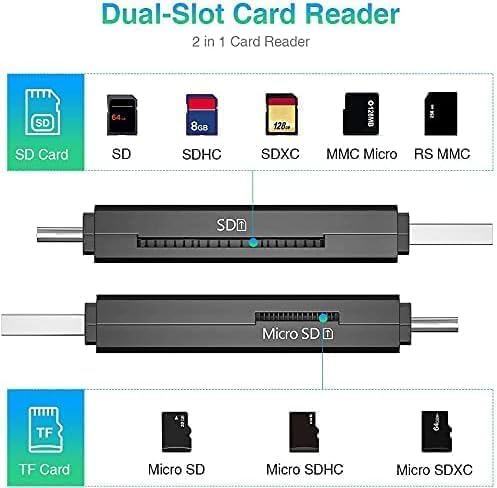 Vanja Usb C Sd Card Reader Usb 3.0, Micro Sd Card Adapter Memory Card Reader Used For Sd Tf Sdxc Sdhc Mmc Rs Mmc Micro Sd Micro