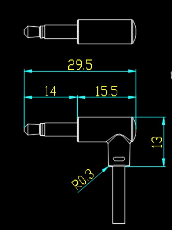 Starving Students Music Supplies Luigis Modular M Par Right Angled Eurorack Patch Cables   Package Of 5 Black Cables, 24'' (60 C