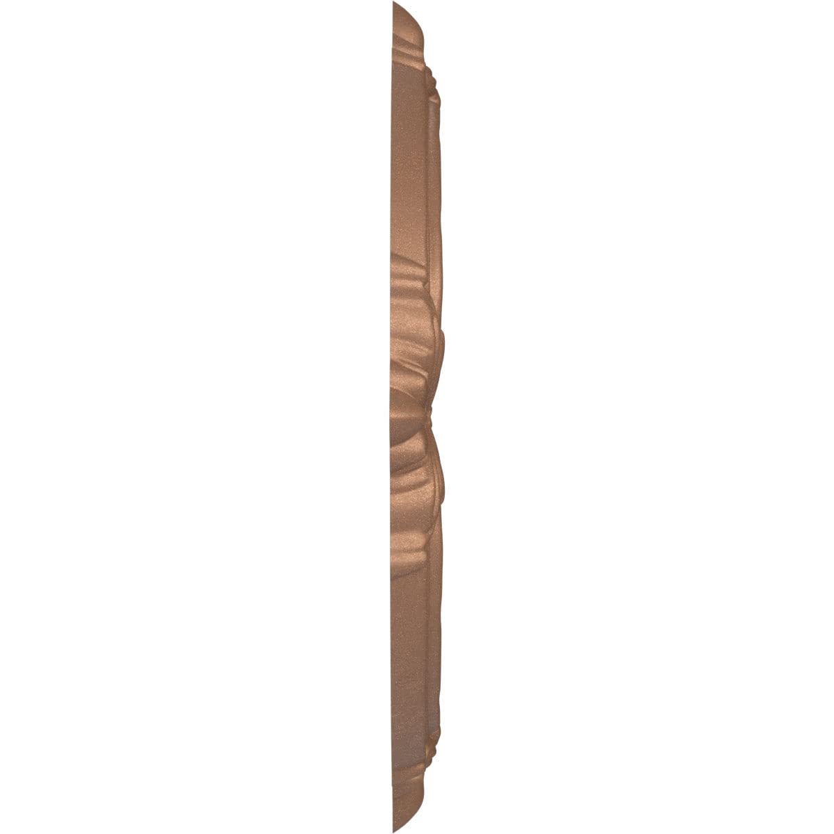 Ekena Millwork 16Od X 3 1/2Id X 1P Attica Thermoformed Pvc Ceiling Medallion (Fits Canopies Up To 5 5/8), Aged Copper