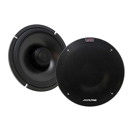 Alpine R S65.2 R Series 6 1/2 Inch Coaxial 2 Way Speakers (Pair)