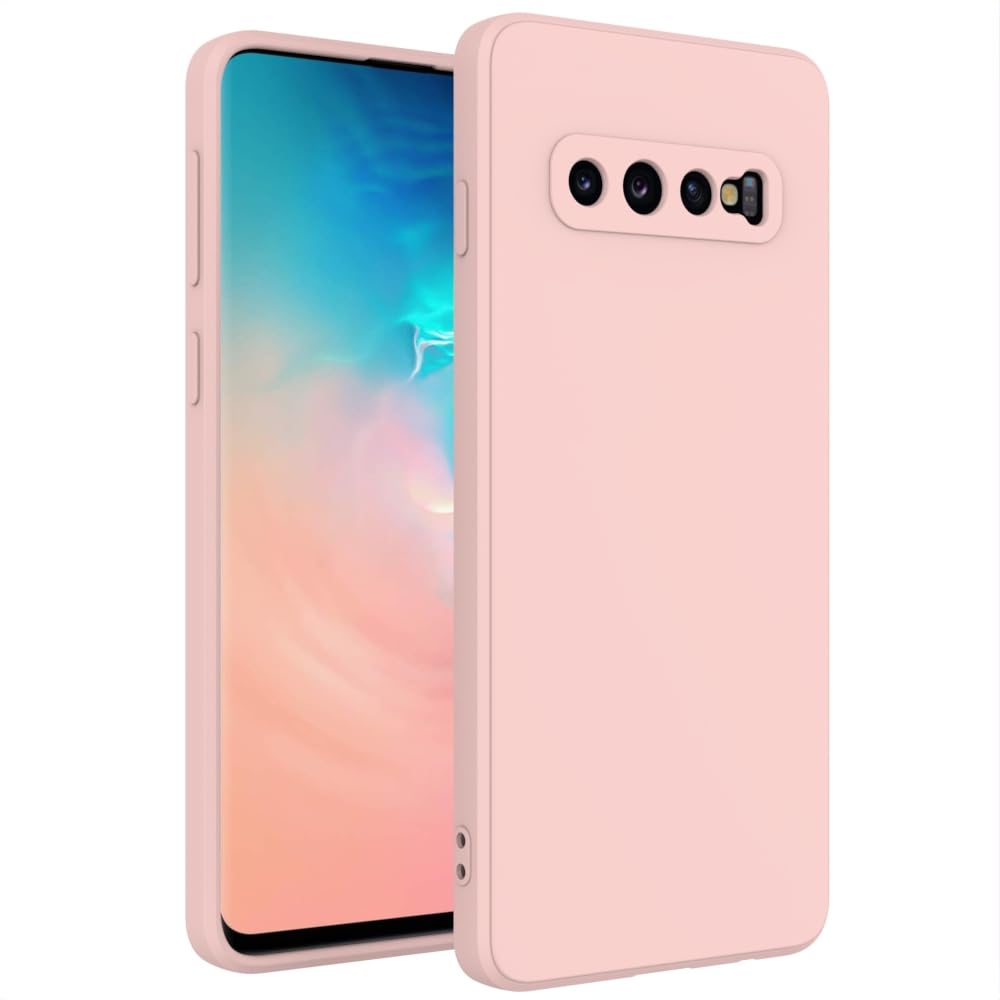 Wogroo For Samsung Galaxy S10 Plus Case Pink, Scratch Resistant With Soft Touch, Slim Thin Phone Cover For Samsung Galaxy S10 Pl