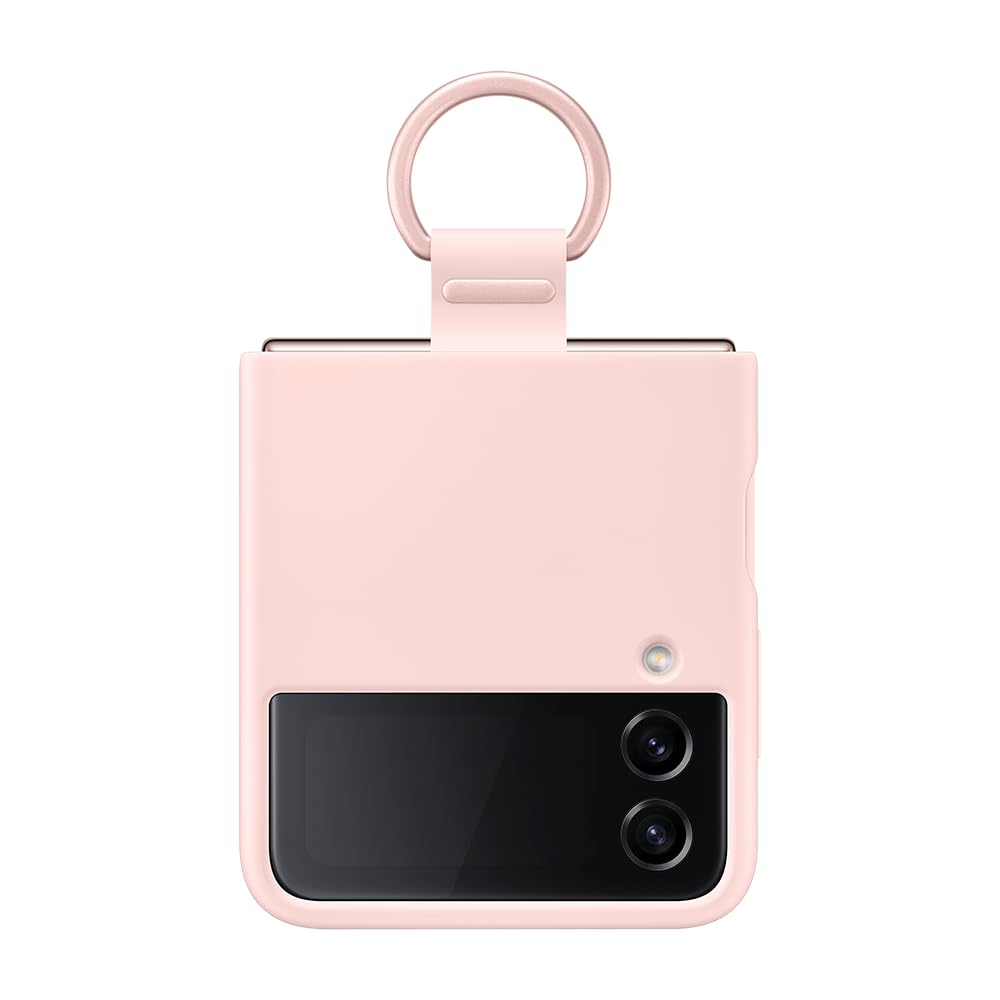 SAMSUNG Official Silicone Ring Case - for Samsung Galaxy Z Flip 4 - (Pink), EF-PF721TPEGWW