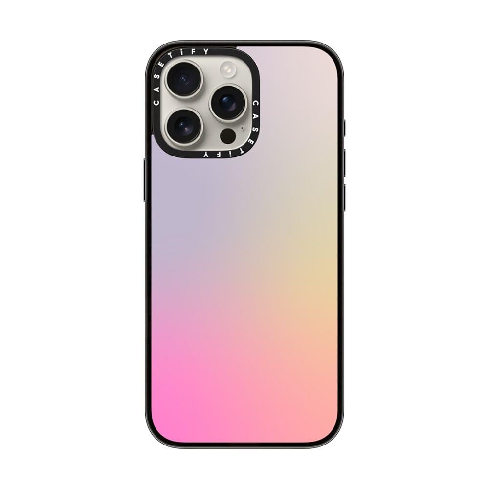 Casetify Compact Case For Iphone 16 Pro Max [Lightweight / 4 Ft. 2X Military Grade Drop Protection/Slim]   Pastel Gradient   Cle