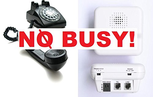 Assistive Technology Services No Busy Phone Line Adapter   Loud Ringer Flasher