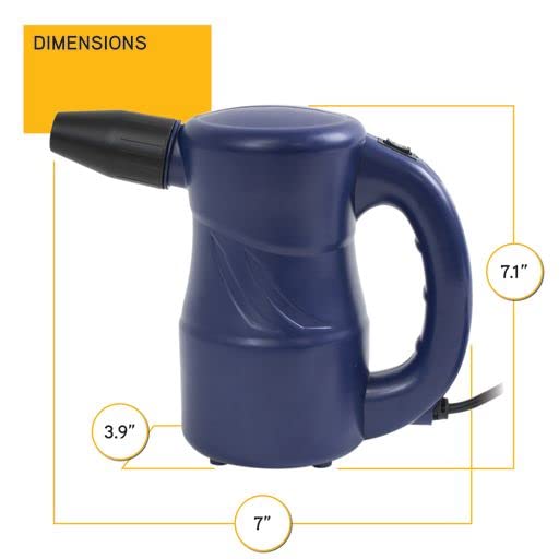 Xpower A-2S Cyber Duster Electric Air Duster For Dusting, Drying, Inflating, Blowing, Car Detailing, Computer, Leaf Blowing, 90C