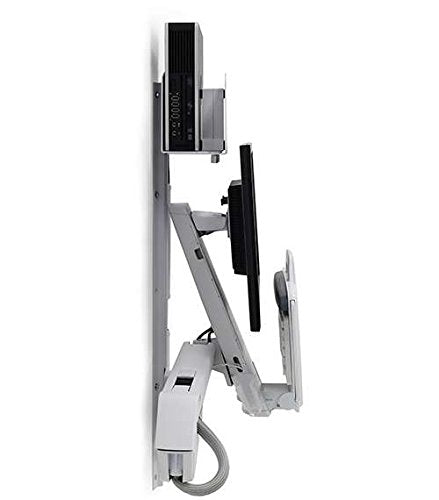 Ergotron 45 273 216 Bright White Sv Combo Arm No Ws