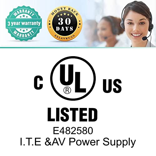 Hky 24V Ac/Dc Adapter For Epson Perfection V500 V550 V600 V700 V750 V800 V850 3170 3490 3590 4180 4490 J221 J252 640U 1240U 1650 2480 2580 P60 Tm P80 Workforce Ds 510 Gt S50 A291B A171E A311B Scanner