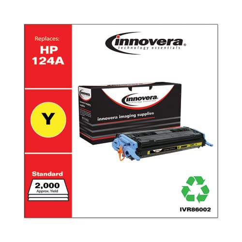 Innovera Remanufactured Yellow Toner, Replacement For 124A (Q6002A), 2,000 Page Yield