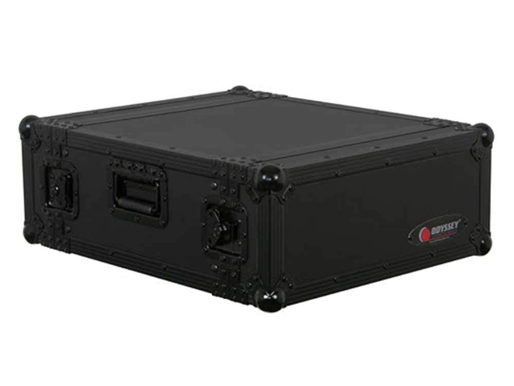 Black 4U Pro Amp Rack