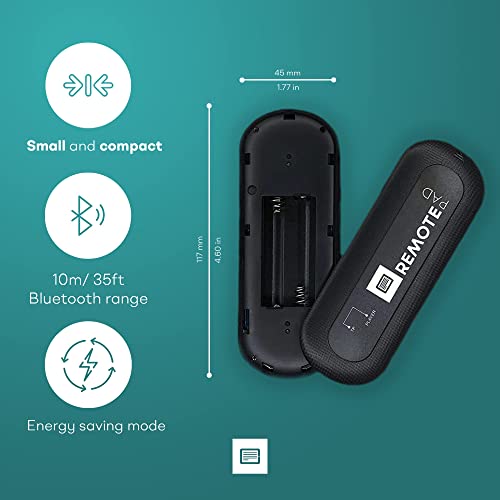 Teleprompter Pad Bluetooth Remote Control For Teleprompter, Includes Teleprompter App For Apple, Android Windows & Mac, Wireless