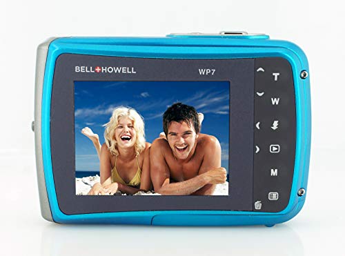Bell+Howell Wp7 16 Mp Waterproof Digital Camera With Hd Video, Sky Blue