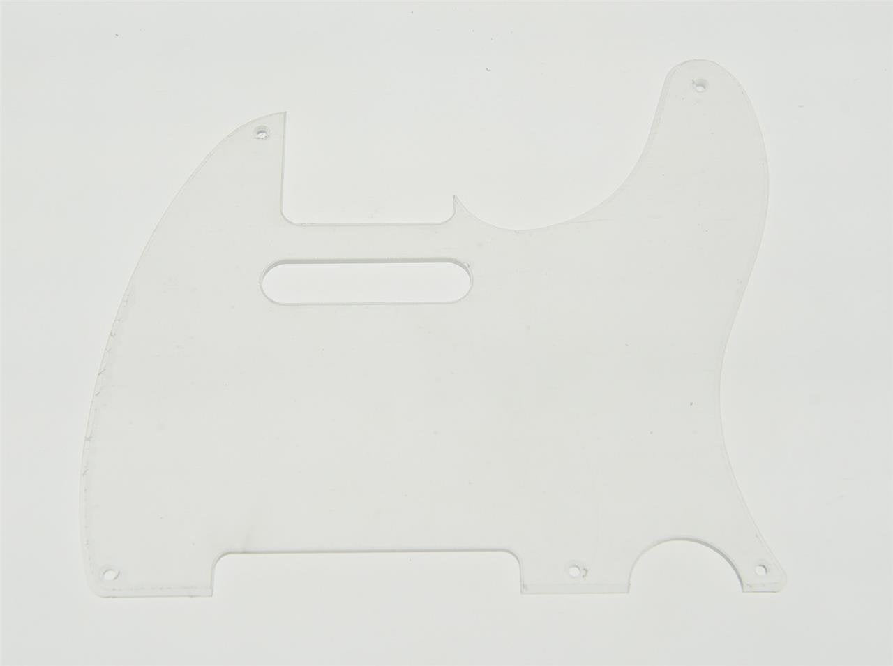 Kaish Clear American Vintage 5 Hole Tele Pickguard Tl Guitar Pick Guard Scratch Plate For Tele/Telecaster Transparent