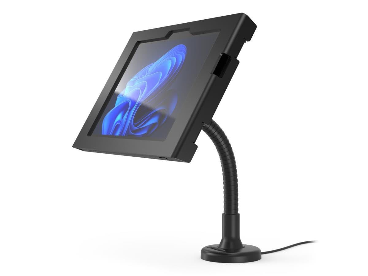 Surface Go 1-4 Gen Apex Enclosure Flex Arm Mount Black