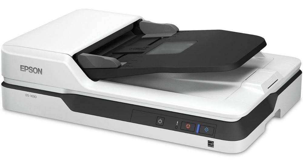 Epson Ds 1630 Document Scanner: 25Ppm, Twain & Isis Drivers, 3 Year Warranty With Next Business Day Replacement