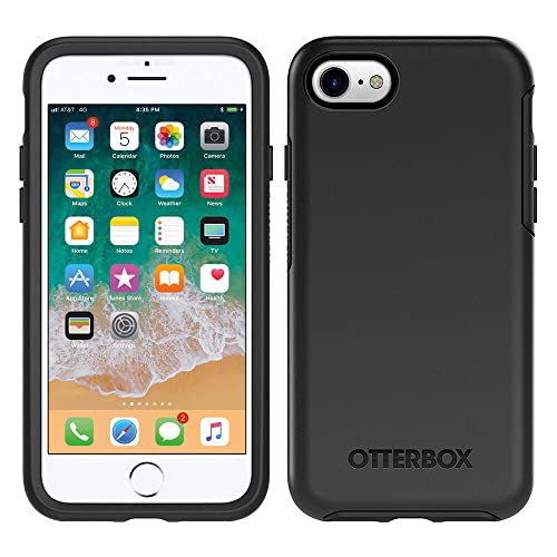 Otterbox Iphone Se 3Rd/2Nd Gen, Iphone 8/7 (Not Compatible With Plus Sized Models) Symmetry Series Case   Black, Ultra Sleek, Wi